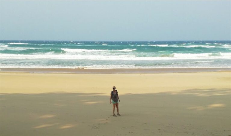 Op het strand van Cape Vidal iSimangaliso Zuid Afrika