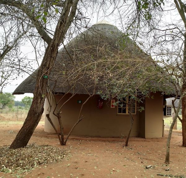 Bungalow bij Crocodile Bridge rest camp in Kruger Park Zuid Afrika