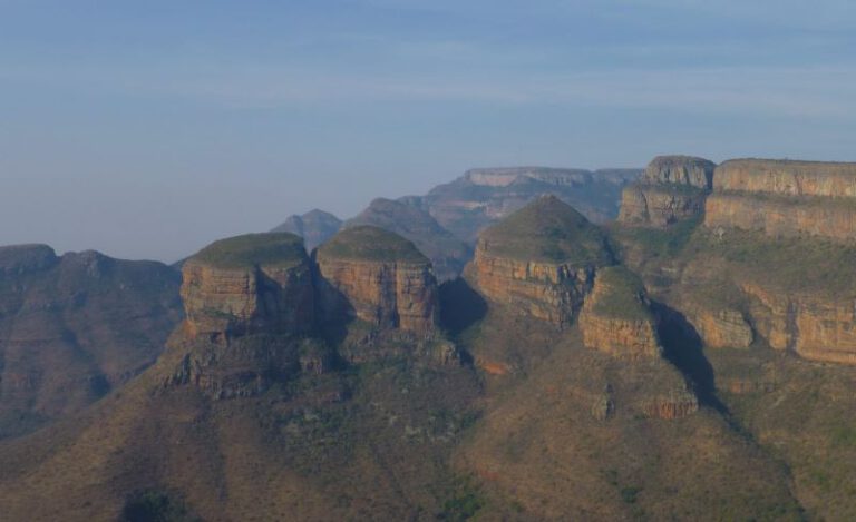 Three Rondavels einde van de Panoramaroute rondreis Zuid Afrika