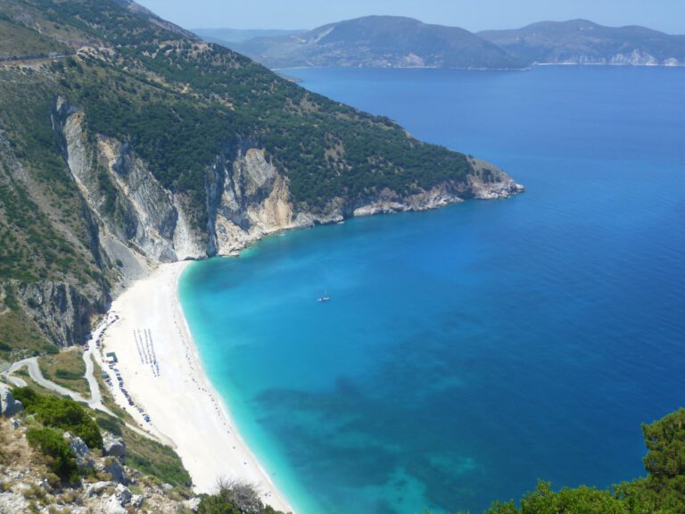 Myrtos Beach op Kefalonia - Griekse eilanden Ionische Zee