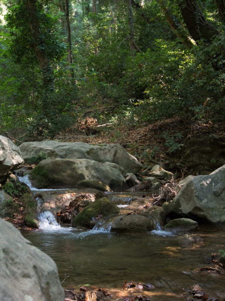 Onderweg naar de Potami watervallen op Samos