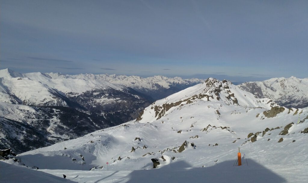 Uitzicht Galibier Thabor Valloire wintersport in Frankrijk