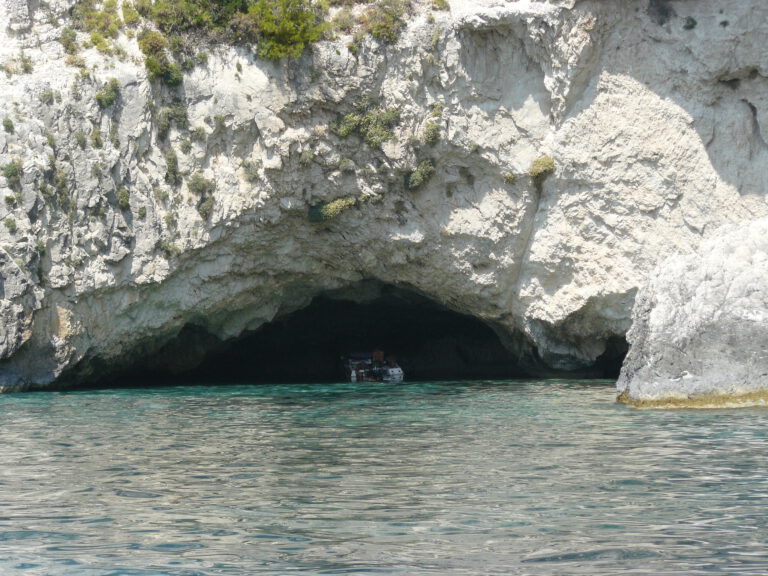 Verscholen plekjes op Zakynthos Grieks eiland Ionische Zee