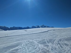 Brede pistes tijdens wintersport le Grand Massif - wintersport Flaine