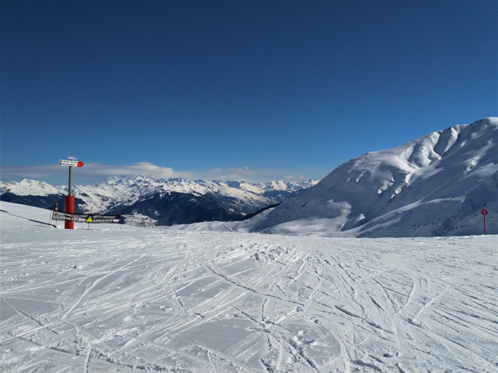 wintersport le grand domaine wintersport valmorel canyon piste