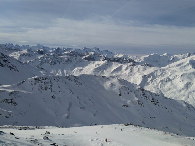 Uitzicht Sandoniere lift - wintersport Galibier Thabor