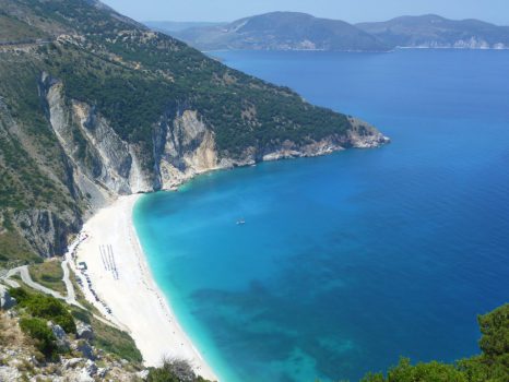 Myrtos Beach op Kefalonia - Griekse eilanden Ionische Zee