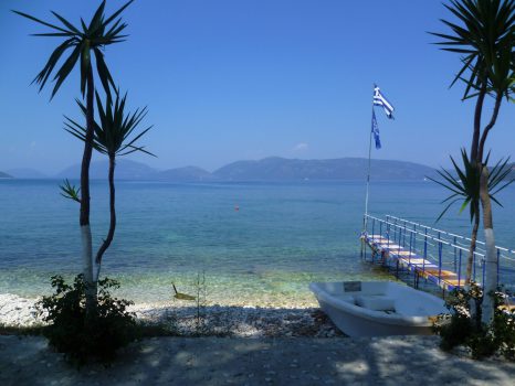 Strand bij Sami Kefalonia - Griekse eilanden