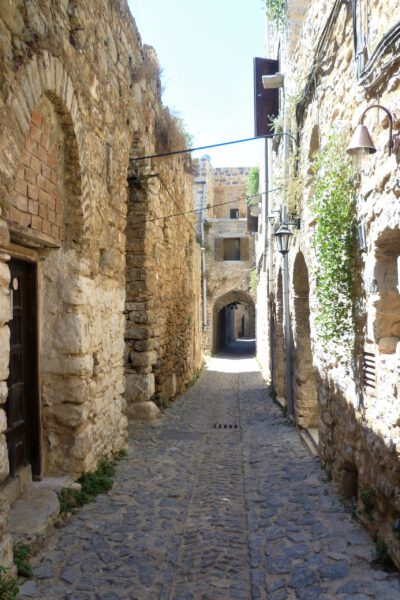 Straat in Mesta op Chios - Griekse Eilanden