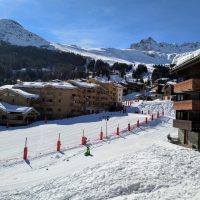 Uitzicht vanuit het appartement - wintersport le grand domaine - wintersport valmorel